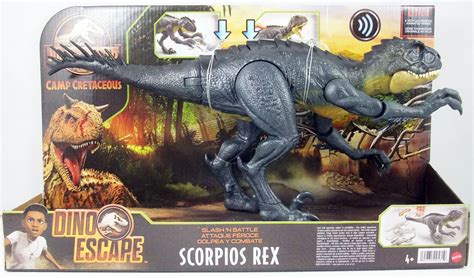 Jurassic World Camp Cretaceous Mattel Slash N Battle Scorpios Rex