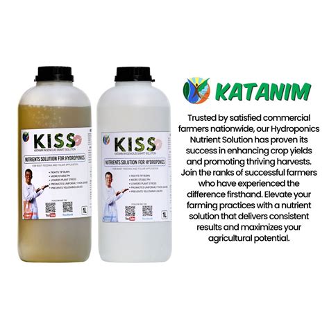 Kiss L Nutrient Solution For Hydroponics Nutsol For Lettuce Leafy