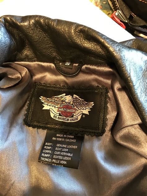 Harley Davidson Womens Sexy Leather Jacket Sz Small E… - Gem