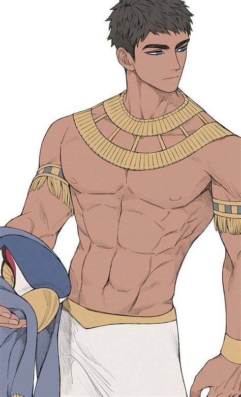 Pin By Vivian Devorak On Ennead Anime Egyptian Anime Guys Shirtless