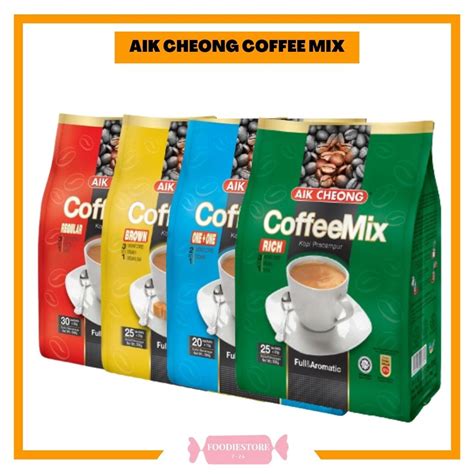 Aik Cheong Instant Coffee Mix 3in1 Brown Regular Rich One One 2in1