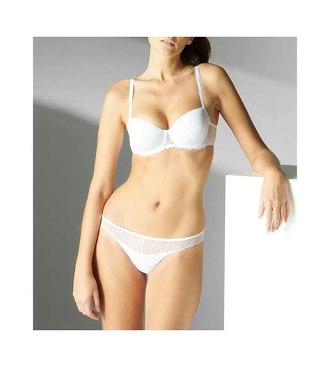 Soutien Gorge Corbeille Reflet Blanc SIMONE PERELE Lingerie Sipp