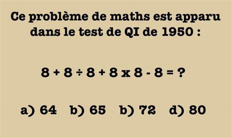 Test De Qi De Pouvez Vous R Pondre Correctement Ces Questions