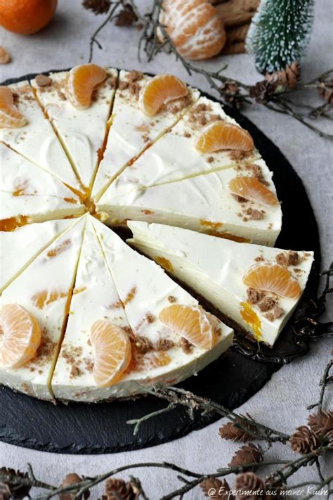 Spekulatius Mandarinen Torte ohne Backen Experimente aus meiner Küche