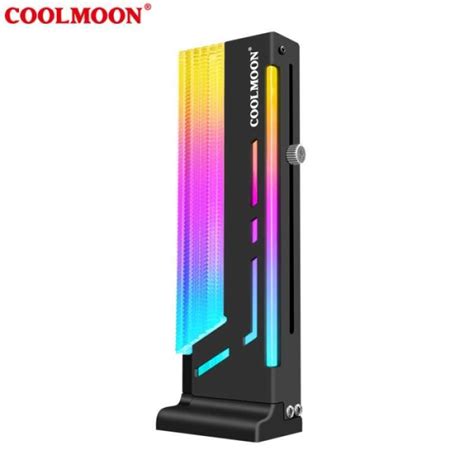 Promo Coolmoon Vga Riser With Led 5v3pin Argb Diskon 23 Di Seller