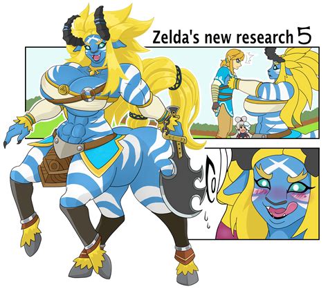 Rule 34 Anthro Big Breasts Breasts Female Link Breath Of The Wild Lynel Lynel Female Male