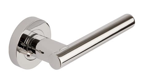 Sultan Lever Door Handle On Round Concealed Rose Polished Chrome 3690 Direct Door Handles