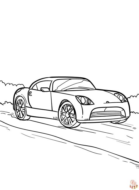 Fast And Furious Obrien Car Coloring Pages