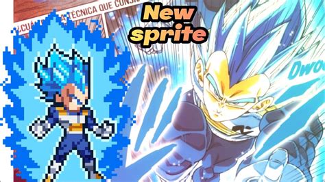 PACK DE SPRITES DE VEGETA SSJ BLUE PERFECTO MANGA REMASTERIZADO