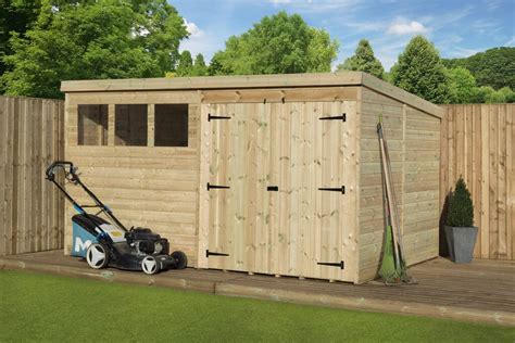 Empire 4500 Pent Garden Shed 14x8 Great Value Buy Now