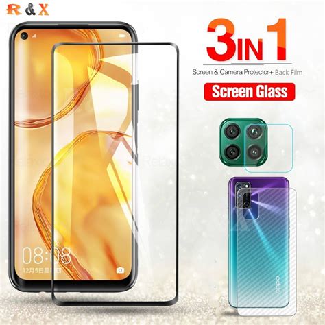 3 In 1 Tempered Glass Screen Protector For OPPO A95 A16 A15S A54 A94