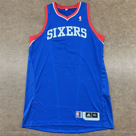 Philadelphia 76ers 2012 2014 Blue Alternate Blank On Court Player