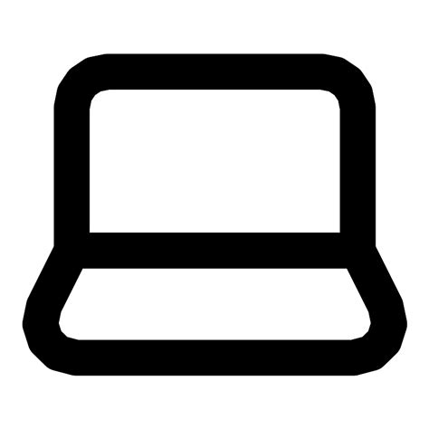 Laptop Line Vector Svg Icon Svg Repo