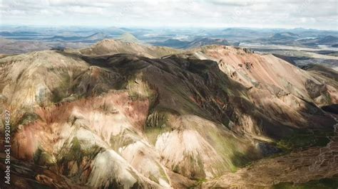 4K Cinematic Aerial Drone Footage Of An Icelandic Landscape With