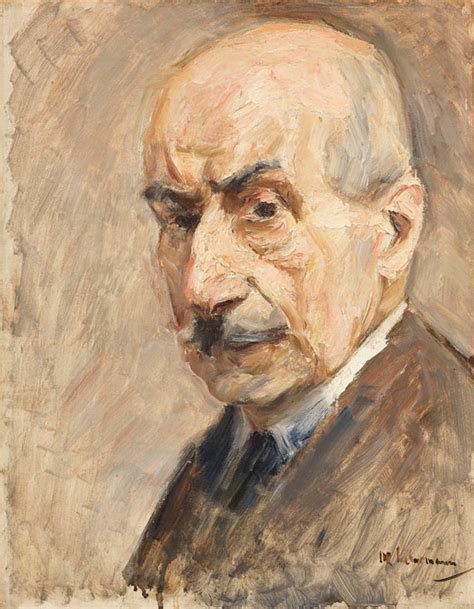 Max Liebermann Selbstbildnis B Ste Im Dreiviertelprofil Nach Links Um