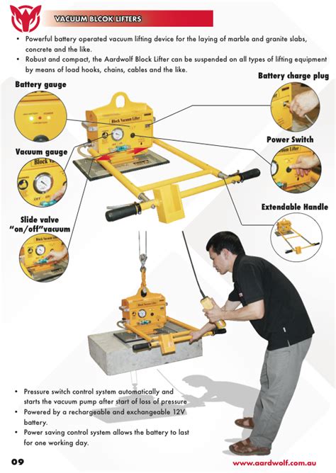 Aardwolf The Aardwolf Vacuum Block Lifter