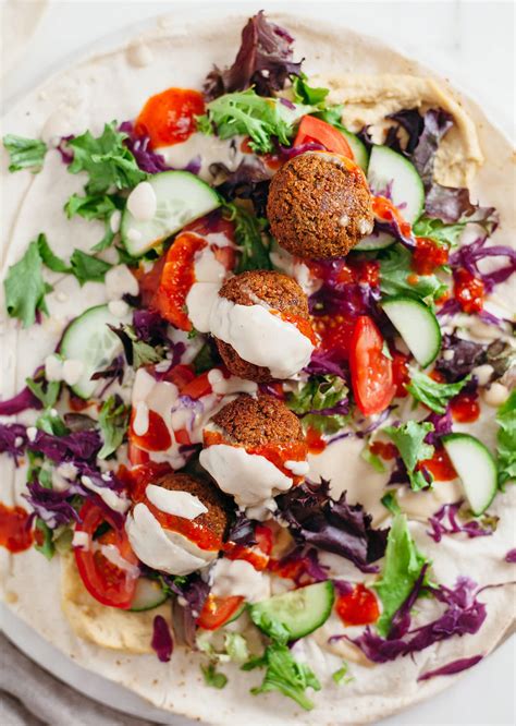 How To Make A Classic Falafel Wrap SO VEGAN