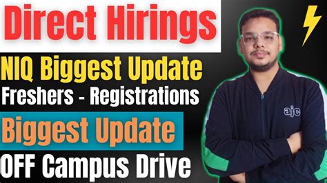 Nilseniq Direct Biggest Hiring Off Campus Drive For