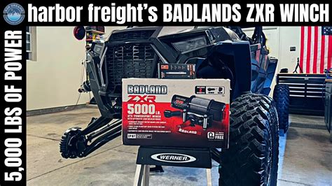 Unboxing Harbor Freight S Badlands Zxr Lb Winch Youtube