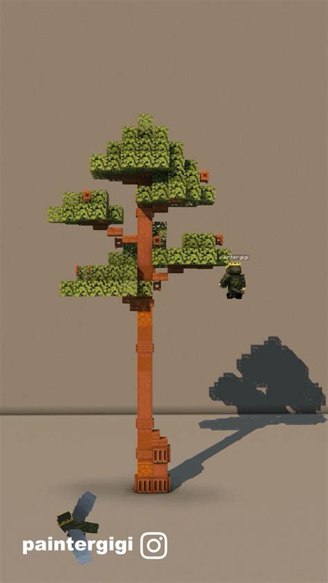 Custom Minecraft tree | Minecraft tree, Minecraft designs, Minecraft