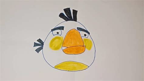 Matilda Angry Bird Chicken Angry Bird Drawing How To Draw Matilda