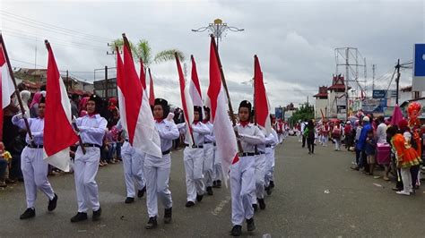 ribuan masyarakat saksikan pawai pembangunan  rimbo bujang