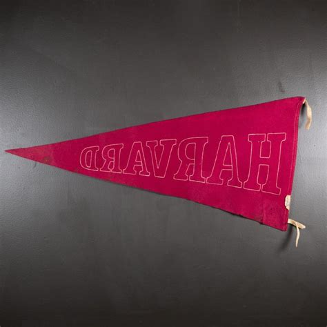 Harvard University Pennant Banner, circa 1920-1940 For Sale at 1stDibs