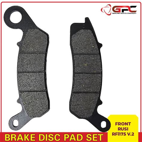 Gpc Rusi Rfi Version Front Brake Disc Pad Set Lazada Ph