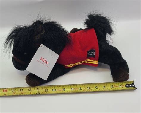 Mavin | Wells Fargo Pony Legendary Mike 2016 Black Horse Plush Stuffed ...