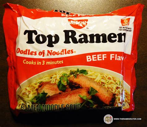 Re Review Meet The Manufacturer Nissin Top Ramen Beef Flavor Ramen Noodle Soup The Ramen Rater