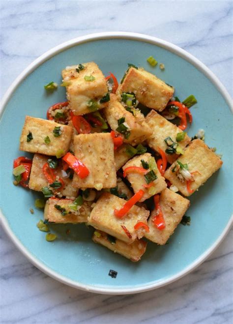 Salt And Pepper Tofu Extra Crispy Tiffy Cooks