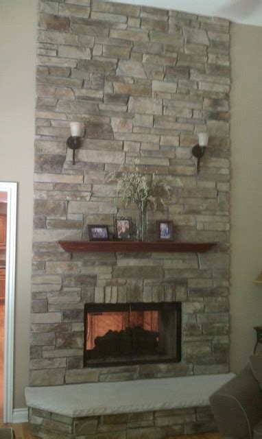 Boral Cultured Stone Country Ledgestone Classique Salon Détroit