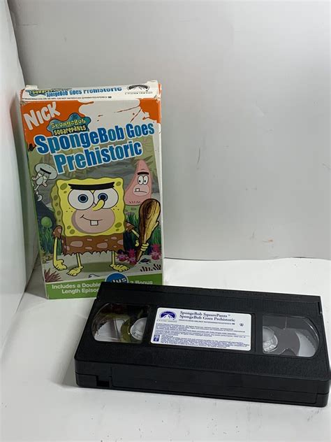 Spongebob Squarepants Goes Prehistoric Vhs Video Rare 51039 Hot Sex Picture