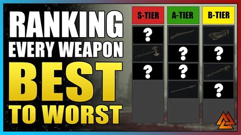 New World Weapon Tier List Use The Best Weapons Mgn