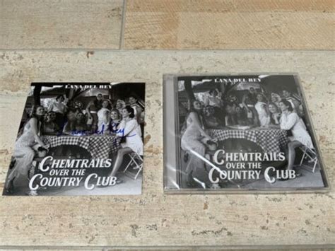 Lana Del Rey Chemtrails Over The Country Club Cd Signed Autographed