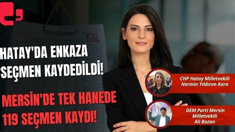 Usulsüz seçmen kaydı iddiaları gündemde Konuk CHP li Kara ve DEM