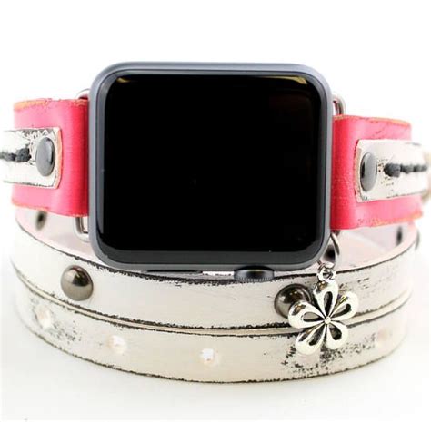 Pink Apple Watch Band Apple Watch Series 1-7 Bands Leather | Etsy | Pink apple watch band, Apple ...