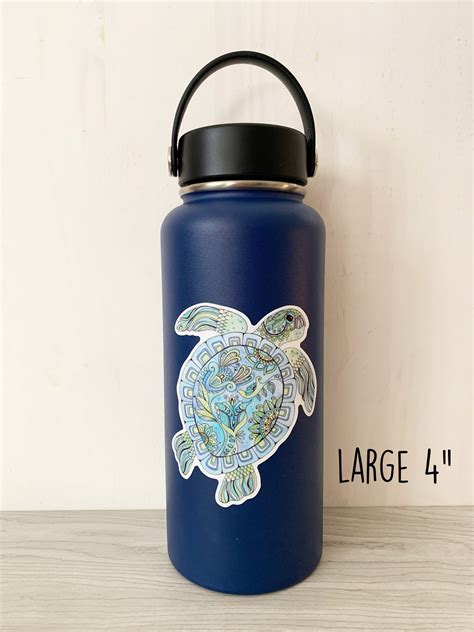 Sea Turtle Decal Sea Turtle Vinyl Sticker Laptop Decal | Etsy