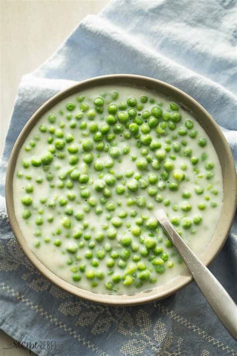 Easy Creamed Peas Recipe Julies Eats And Treats