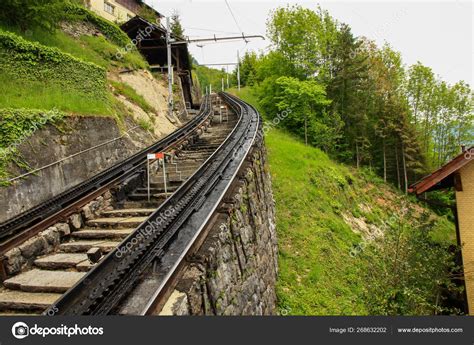 View Cogwheel Railway Tracks Pilatus Railways Train Switzerland Pilatus ...