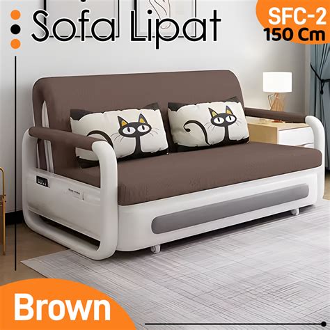 Sofa Bed Lipat Cm Minimalis Sofa Lipat Tidur Sofa Bed Kursi Tamu