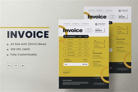 Best Invoice Templates For Word Free Pro Design Shack