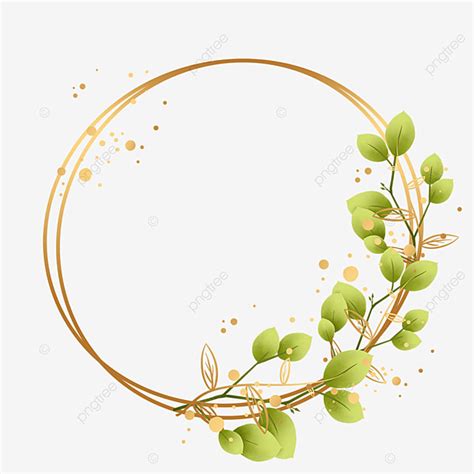 Creative Geometric Border Png Image Creative Geometric Figure Gold