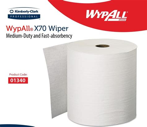 Kimberly Clark Wypall X Extended Use Wiper Roll White Pack