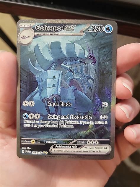 Pok Mon Tcg Golisopod Ex Paradox Rift Holo Special Illustration