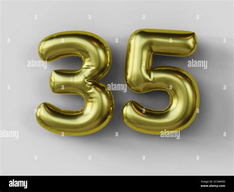 golden balloon  shape  number  isolated  illustration stock