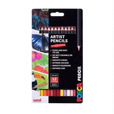 Uni Posca Pencils Set Spectrum Sketching Equipment From Graff