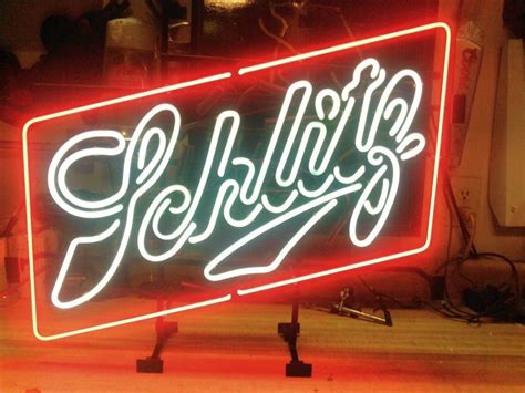 Custom Schlitz Beer Neon Sign Tube Neon Light Custom Neon Signs