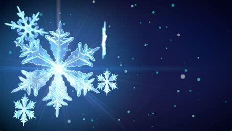 Snowflakes Animation with Animated "happy Stock Footage Video (100% ...