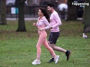 April Banbury Sexy Showing Off Her Incredibly Athletic Physique In A Hot Sportswear At London